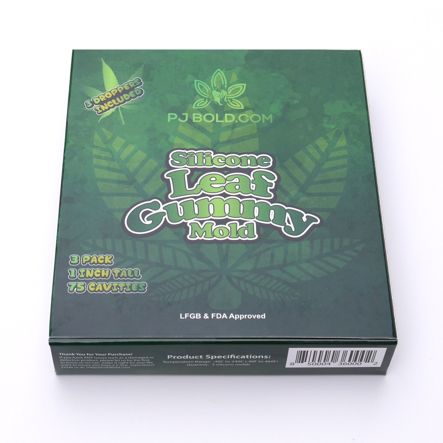 Marijuana Cannabis Hemp Leaf Silicone Molds Candy Weed Pot Mold