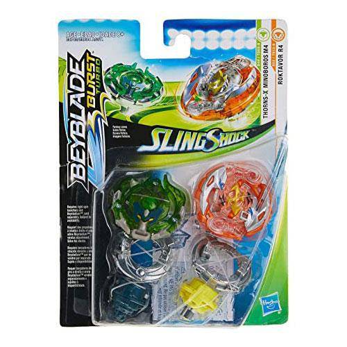 Beyblade Burst Turbo Slingshock Confezione Doppia - Scegli il tuo Beyblade - Foto 10 di 14
