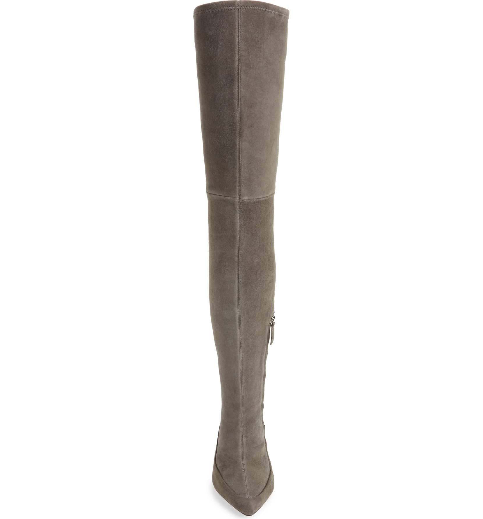 Pour La Victoire Cassie antracita Suede piel-apretado Suede antracita sobre la rodilla botas stiletto 859432 Pour La Victoire Cassie antracita Suede piel-apretado Suede antracita sobre la rodilla botas stiletto 859432