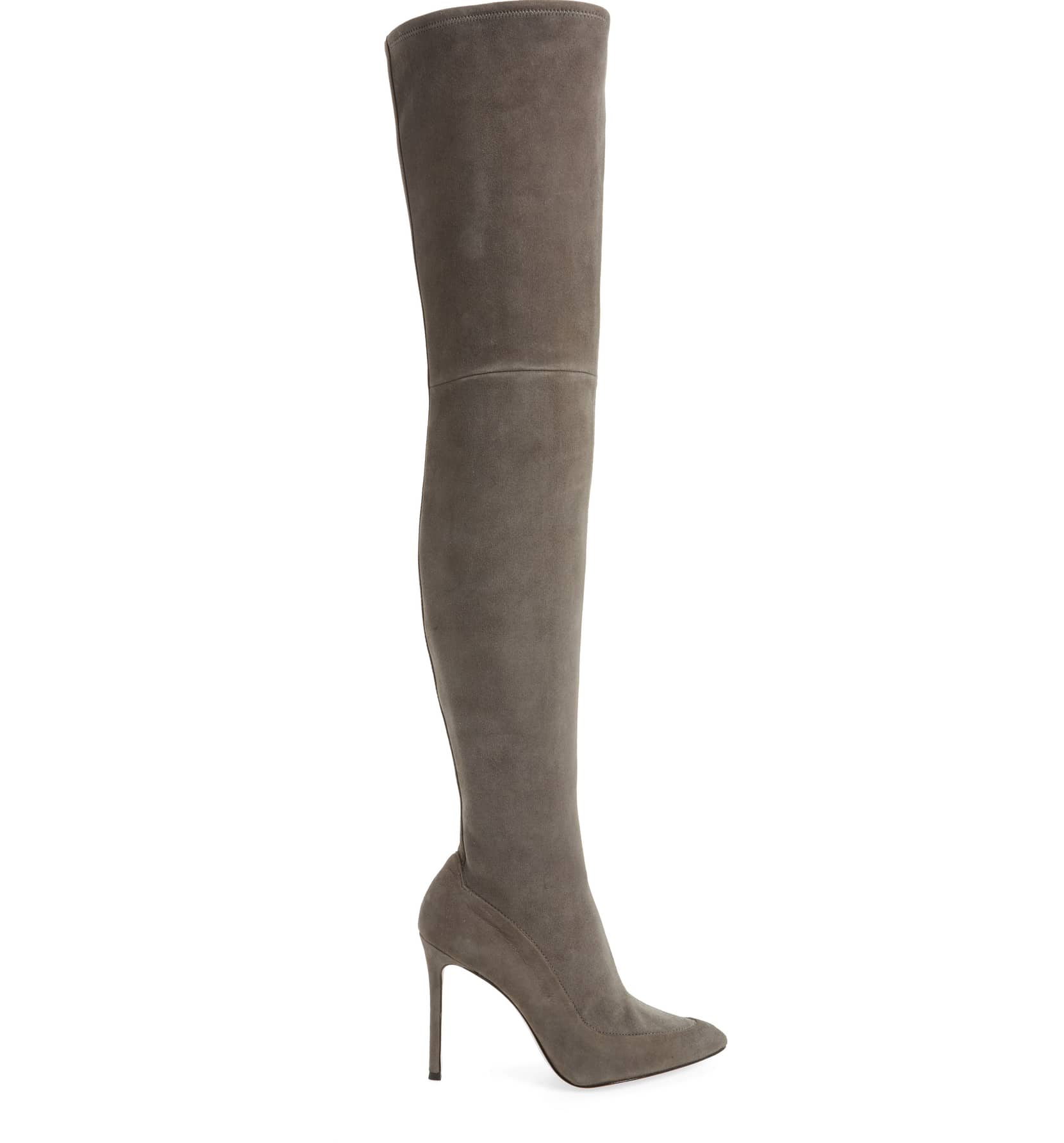 Pour La Victoire Cassie antracita Suede piel-apretado Suede antracita sobre la rodilla botas stiletto 859432 Pour La Victoire Cassie antracita Suede piel-apretado Suede antracita sobre la rodilla botas stiletto 859432