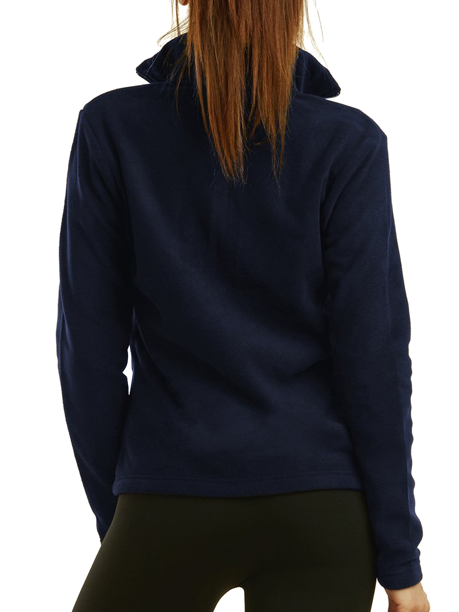 Sofra Women & Plus Casual Polar Fleece Full Zip Up Winter Warm Jacket - Picture 28 of 28
