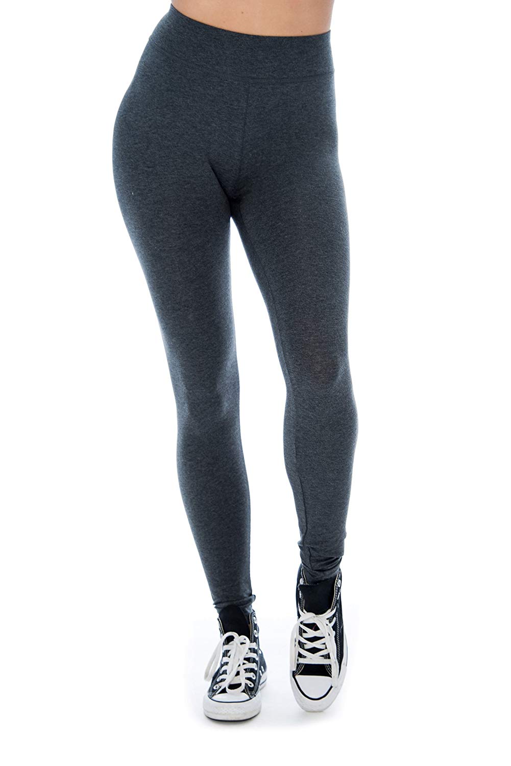 Women & Plus Soft Cotton Active Stretch Ankle Length Lightweight Leggings - Picture 10 of 92