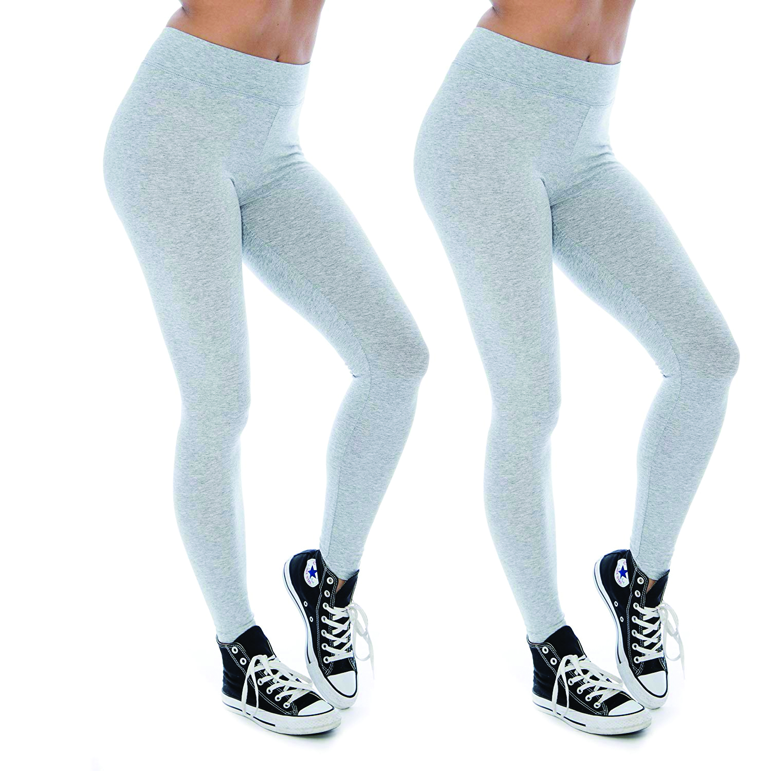 Women & Plus Soft Cotton Active Stretch Ankle Length Lightweight Leggings - Picture 66 of 92