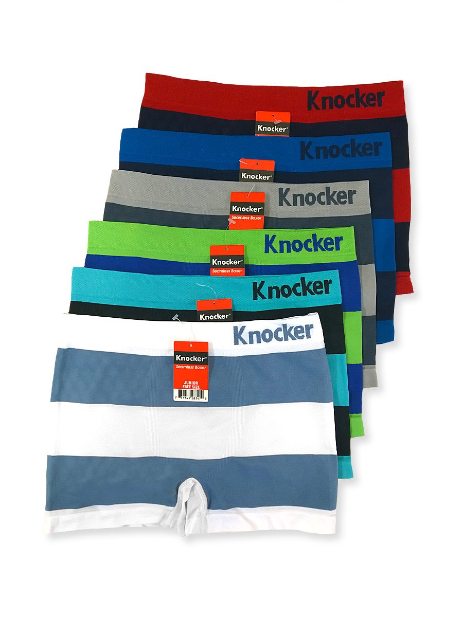 Boy's Junior Pack of 6 Seamless Nylon Boxer Briefs Sets - 第 20/23 張圖片