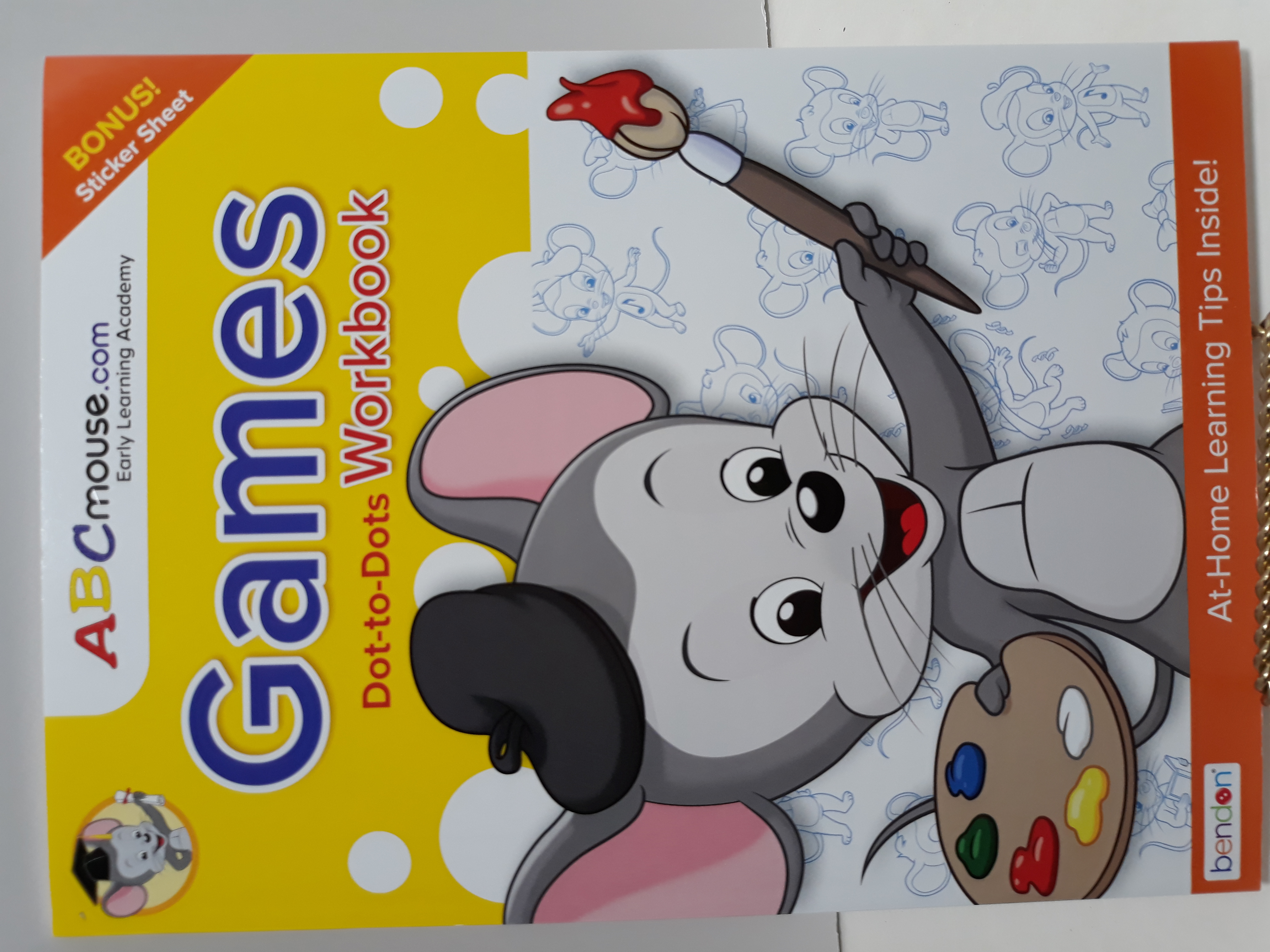 ABC Mouse Workbook: Games-Dot to Dots