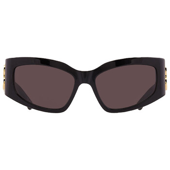 Balenciaga Gray Cat Eye Ladies Sunglasses BB0321S 002 57