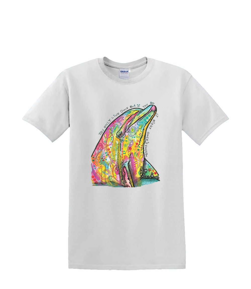 T-Shirt S bis 2XL 3XL - NEON DOLPHIN Sealife Maritim Erwachsene - Bild 17 von 72