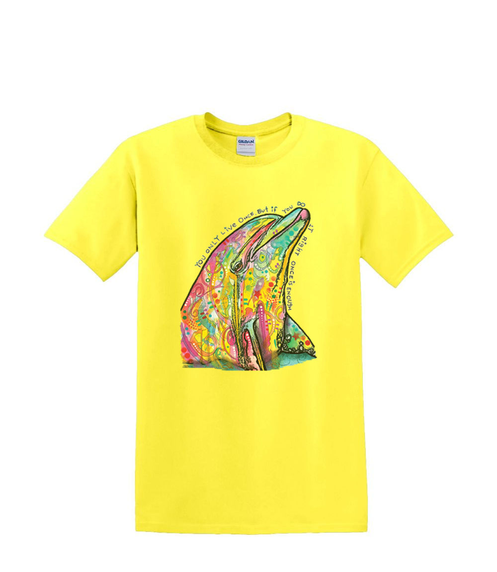 T-Shirt S bis 2XL 3XL - NEON DOLPHIN Sealife Maritim Erwachsene - Bild 71 von 72