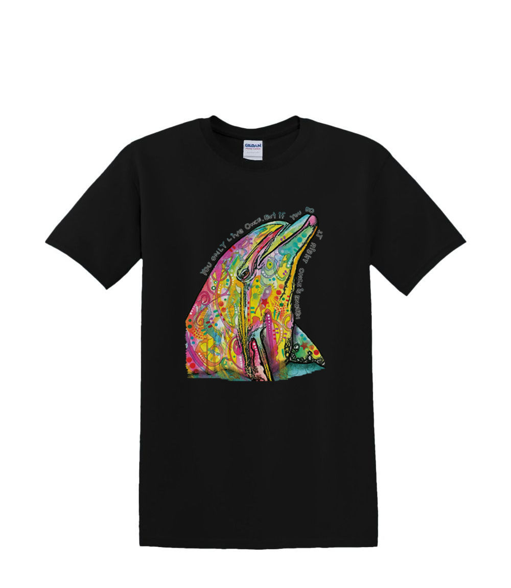 T-Shirt S bis 2XL 3XL - NEON DOLPHIN Sealife Maritim Erwachsene - Bild 42 von 72