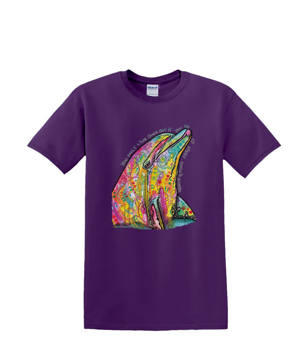 T-Shirt S bis 2XL 3XL - NEON DOLPHIN Sealife Maritim Erwachsene - Bild 51 von 72