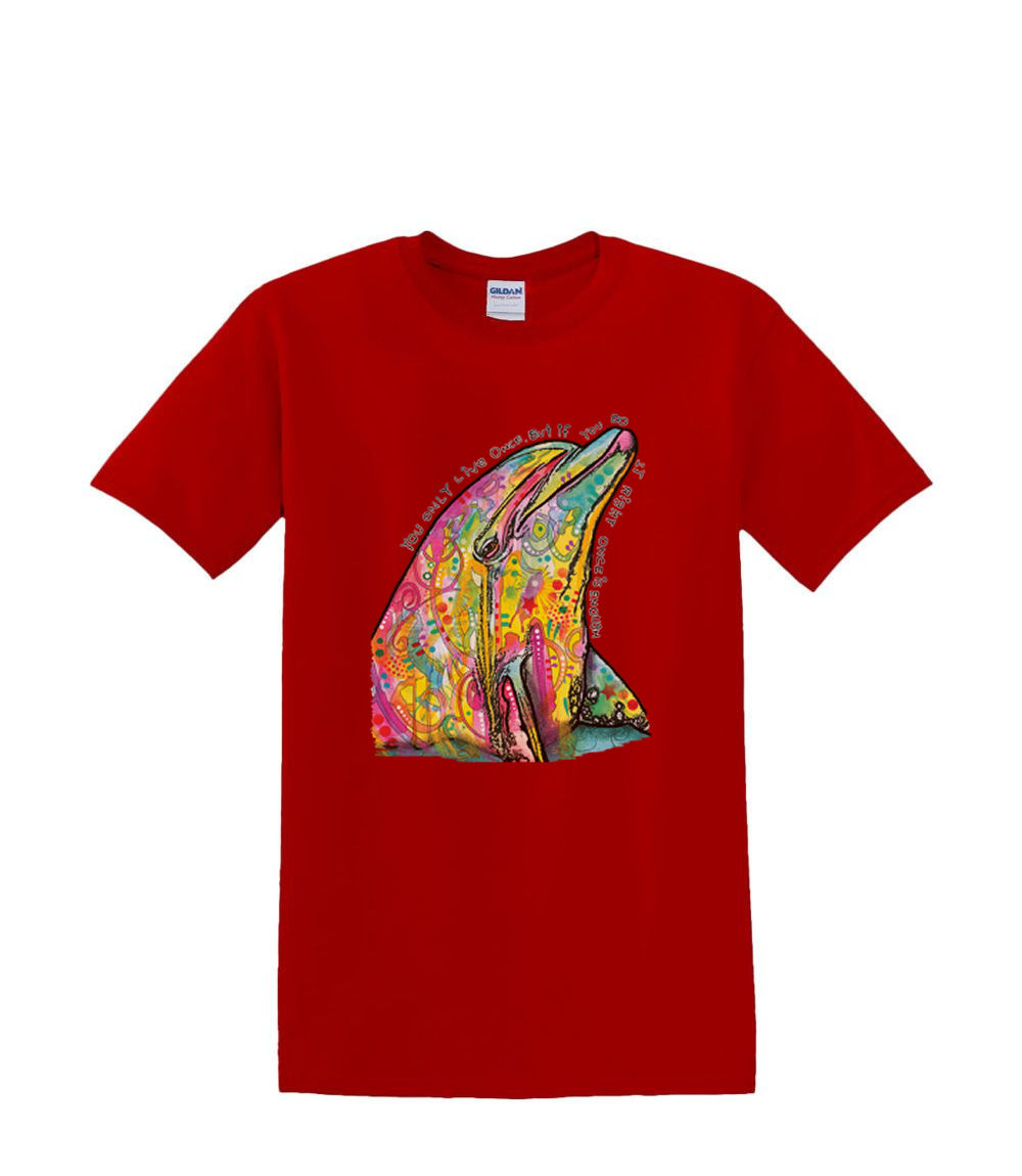 T-Shirt S bis 2XL 3XL - NEON DOLPHIN Sealife Maritim Erwachsene - Bild 61 von 72