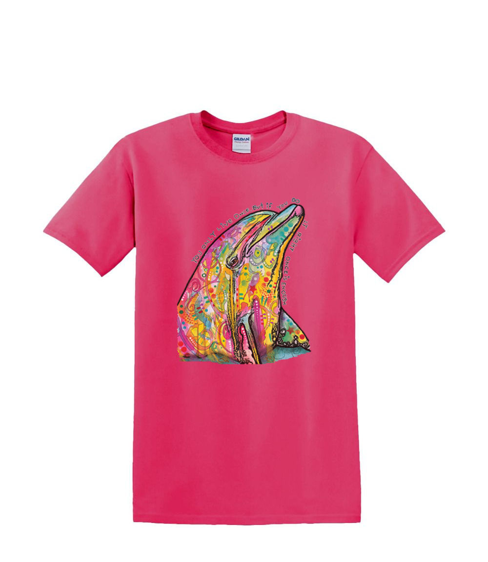 T-Shirt S bis 2XL 3XL - NEON DOLPHIN Sealife Maritim Erwachsene - Bild 28 von 72