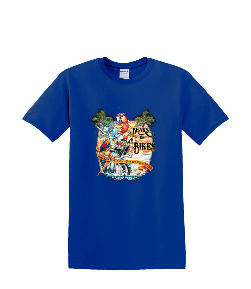 T-Shirt S bis 2XL 3XL - SCHNABEL und FAHRRÄDER - PAPAGEI Chopper - Spaß Humor Erwachsene - Bild 33 von 72