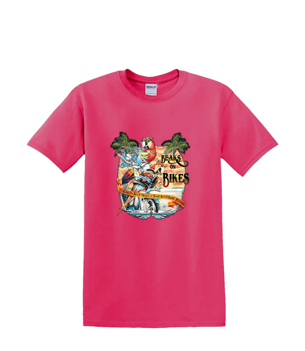 T-Shirt S bis 2XL 3XL - SCHNABEL und FAHRRÄDER - PAPAGEI Chopper - Spaß Humor Erwachsene - Bild 64 von 72