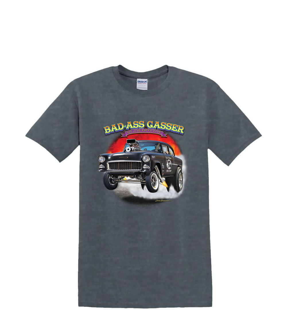 S to 2XL 3XL - BAD ASS gasser hot rod - drag funny car adult - Picture 59 of 72