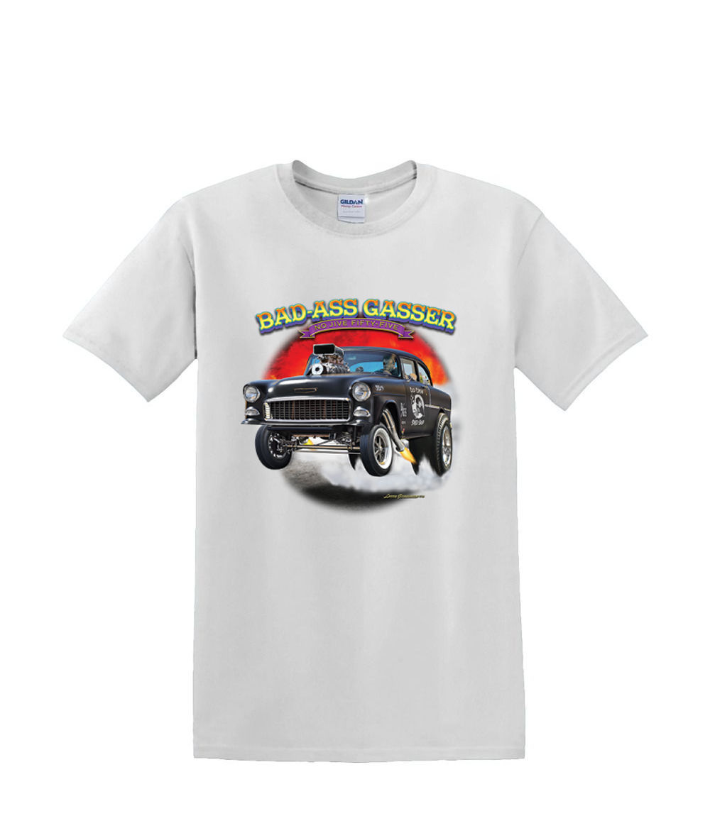 S to 2XL 3XL - BAD ASS gasser hot rod - drag funny car adult - Picture 48 of 72