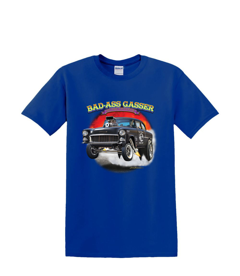 S to 2XL 3XL - BAD ASS gasser hot rod - drag funny car adult - Picture 36 of 72