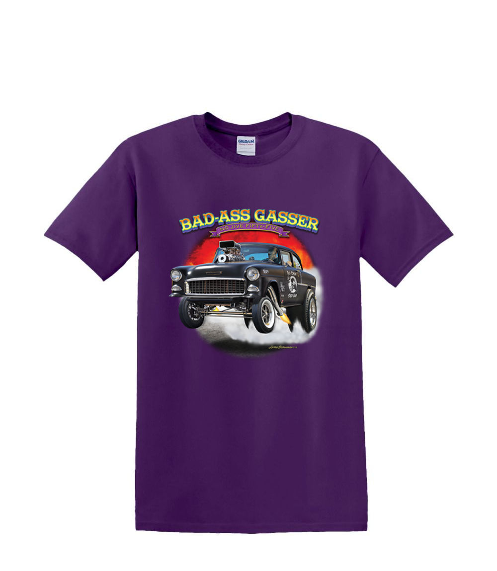 S to 2XL 3XL - BAD ASS gasser hot rod - drag funny car adult - Picture 26 of 72