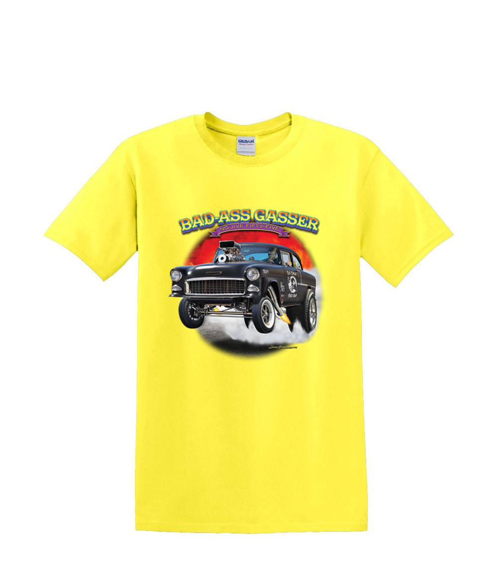 S to 2XL 3XL - BAD ASS gasser hot rod - drag funny car adult - Picture 49 of 72