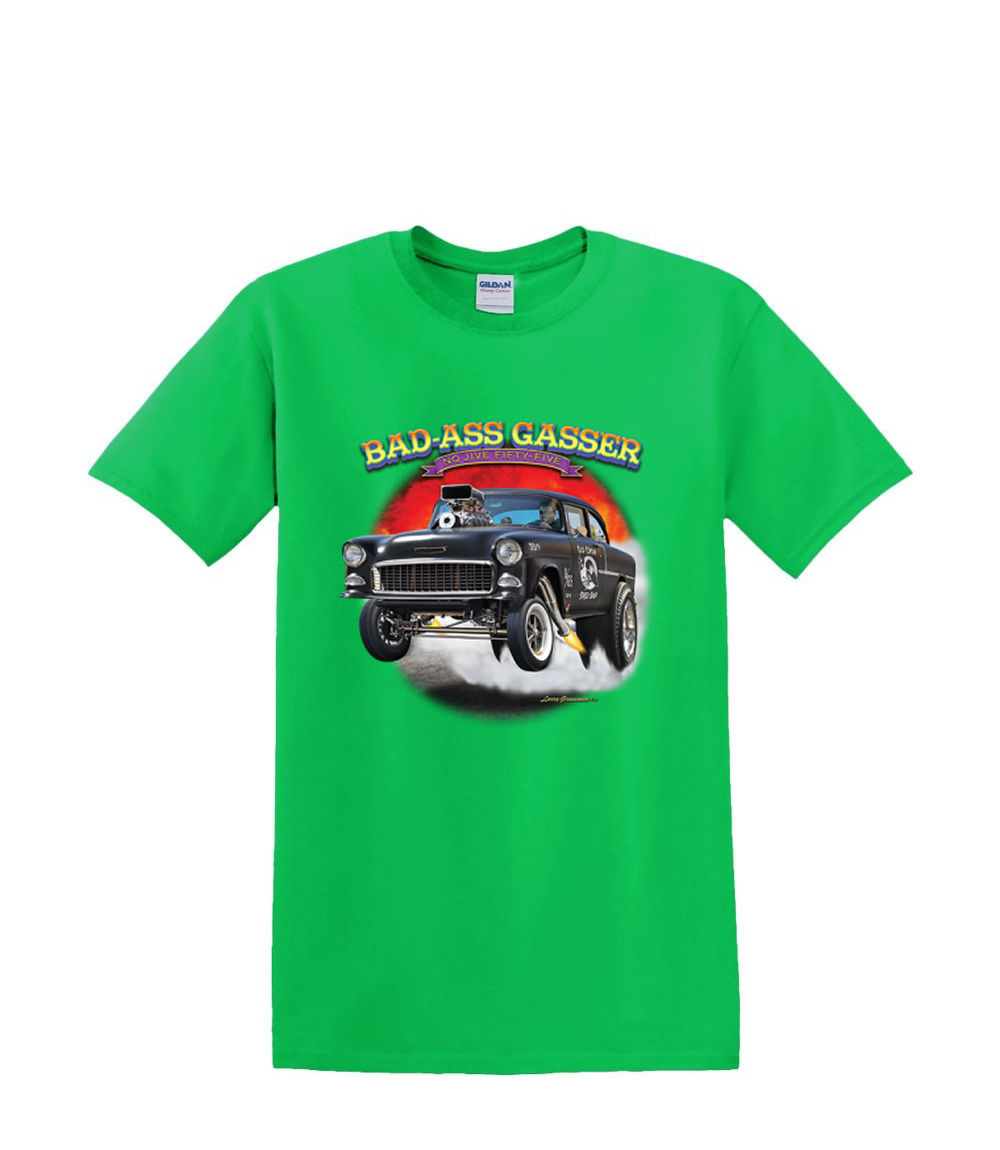 S to 2XL 3XL - BAD ASS gasser hot rod - drag funny car adult - Picture 22 of 72