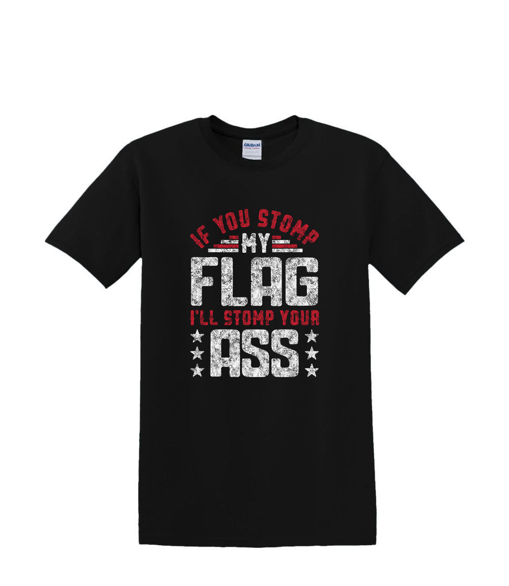 S a 2XL 3XL -STOMP On My FLAG -Bandera Divertido Humor Diversión Adulto - Imagen 17 de 54