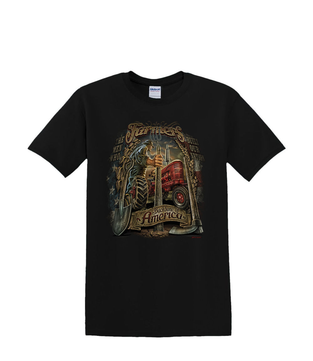 T-Shirt S bis 2XL 3XL -BACKBONE of AMERICA FARMER Outdoor Fun Erwachsene - Bild 13 von 72