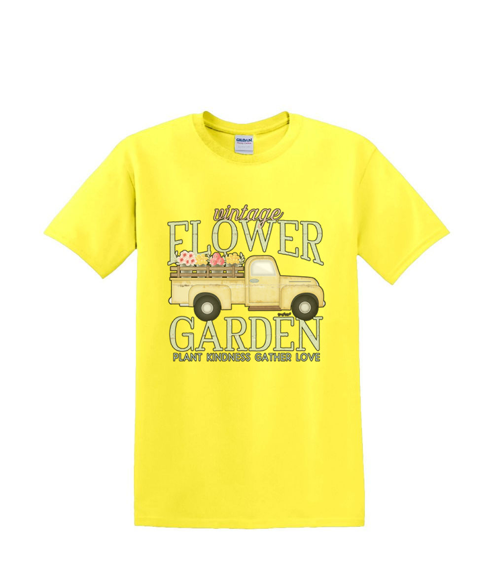 Camiseta S a 2XL 3XL - FLOR jardín CAMIÓN primavera flores diversión adulto - Imagen 54 de 72