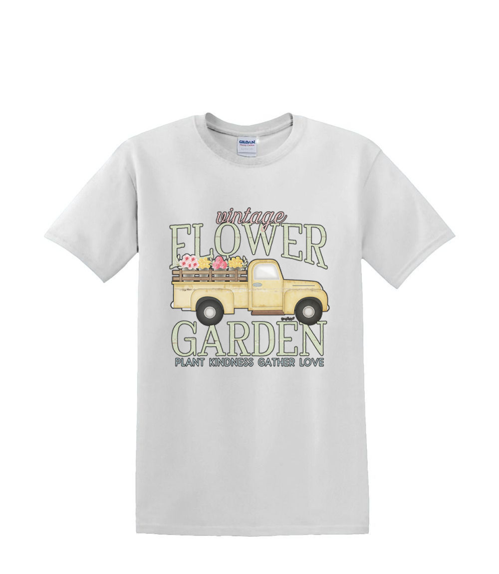 Camiseta S a 2XL 3XL - FLOR jardín CAMIÓN primavera flores diversión adulto - Imagen 44 de 72