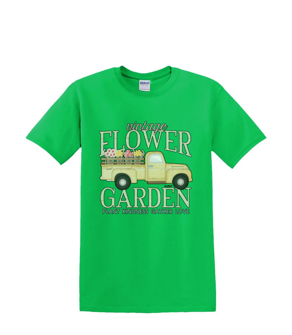 Camiseta S a 2XL 3XL - FLOR jardín CAMIÓN primavera flores diversión adulto - Imagen 20 de 72