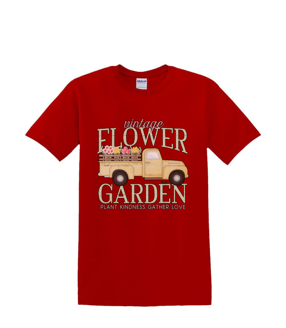 Camiseta S a 2XL 3XL - FLOR jardín CAMIÓN primavera flores diversión adulto - Imagen 37 de 72