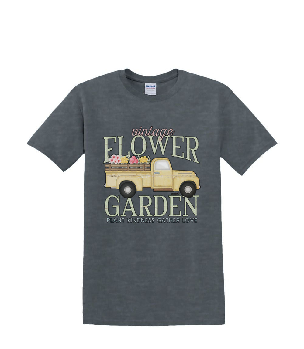 Camiseta S a 2XL 3XL - FLOR jardín CAMIÓN primavera flores diversión adulto - Imagen 58 de 72