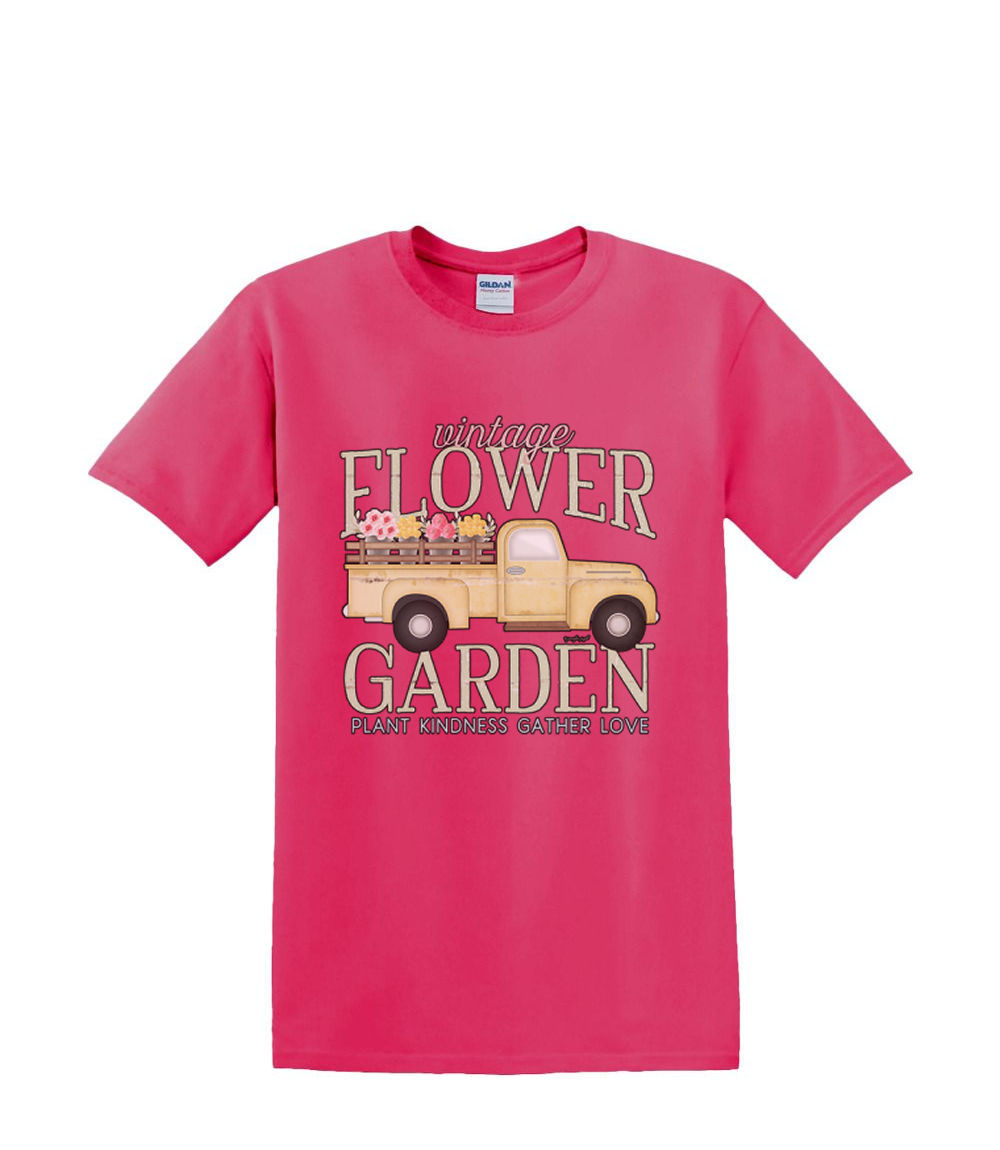 Camiseta S a 2XL 3XL - FLOR jardín CAMIÓN primavera flores diversión adulto - Imagen 64 de 72