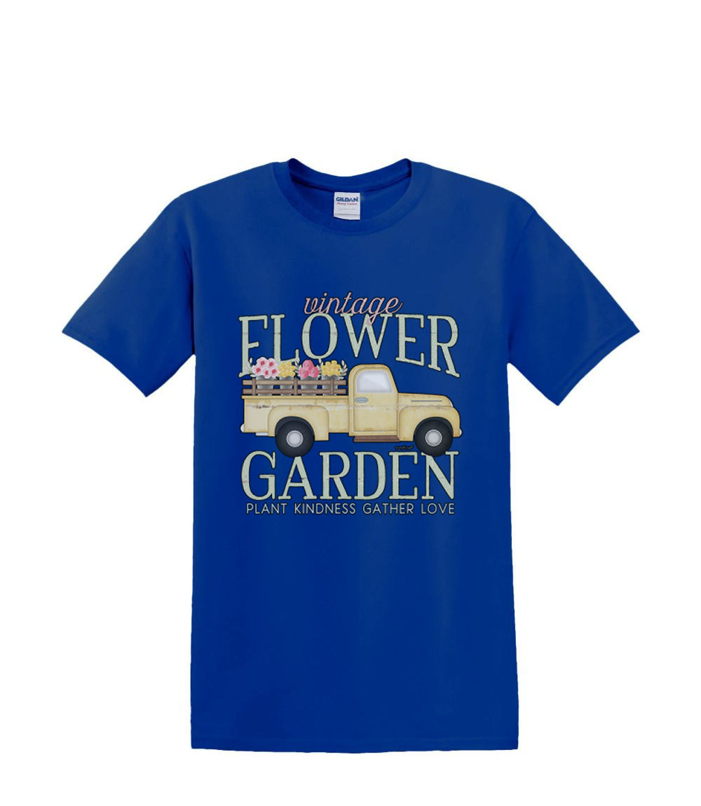 Camiseta S a 2XL 3XL - FLOR jardín CAMIÓN primavera flores diversión adulto - Imagen 34 de 72
