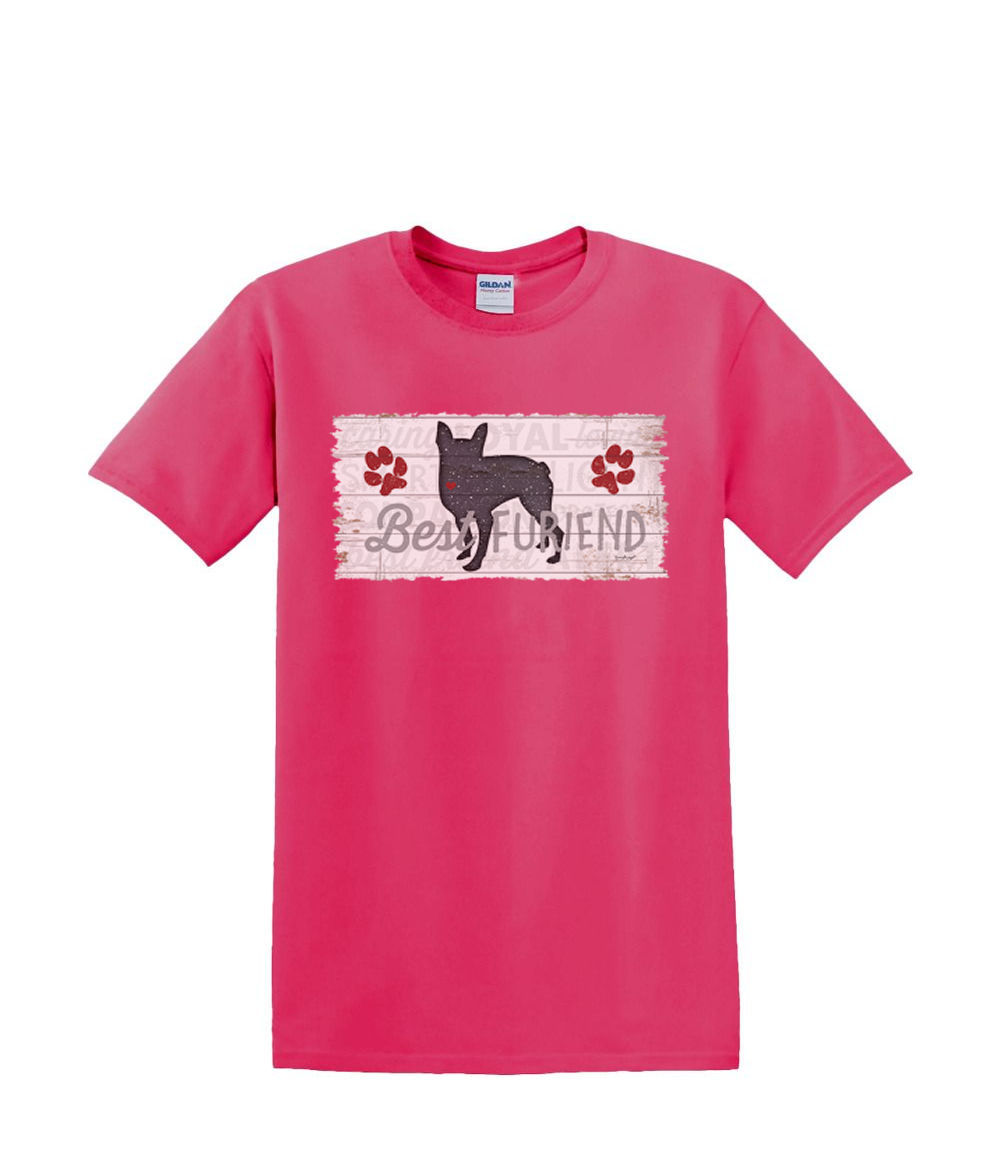 T-Shirt S to 2XL 3XL - BEST FRIEND furiend cat dog kitten puppy animal fun adult - Picture 62 of 72