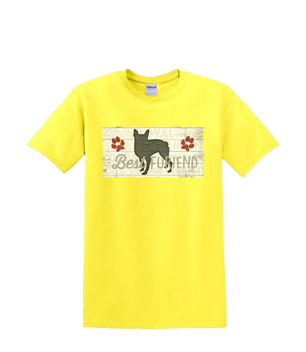 T-Shirt S to 2XL 3XL - BEST FRIEND furiend cat dog kitten puppy animal fun adult - Picture 50 of 72