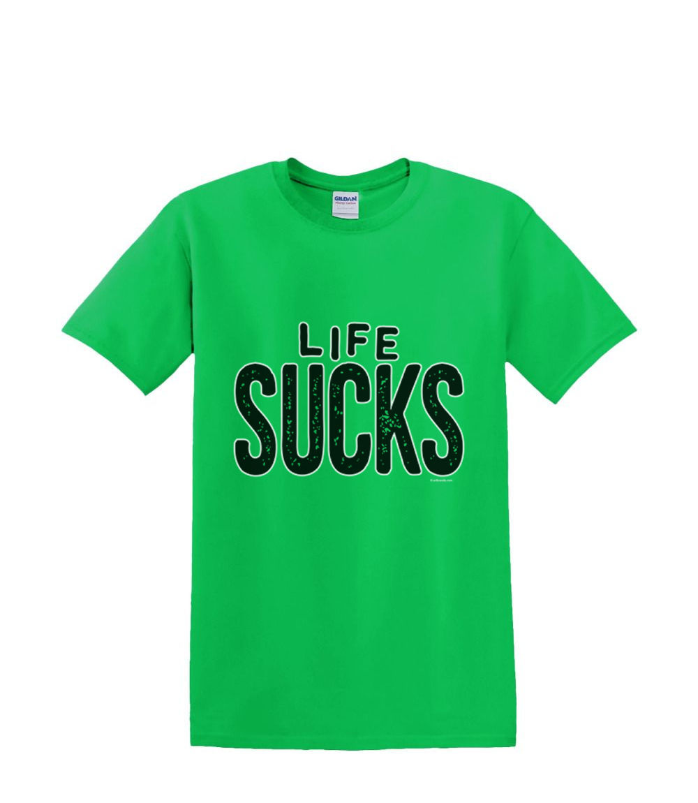 T-Shirt S to 2XL 3XL - LIFE SUCKS humor comic fun adult - Picture 21 of 72