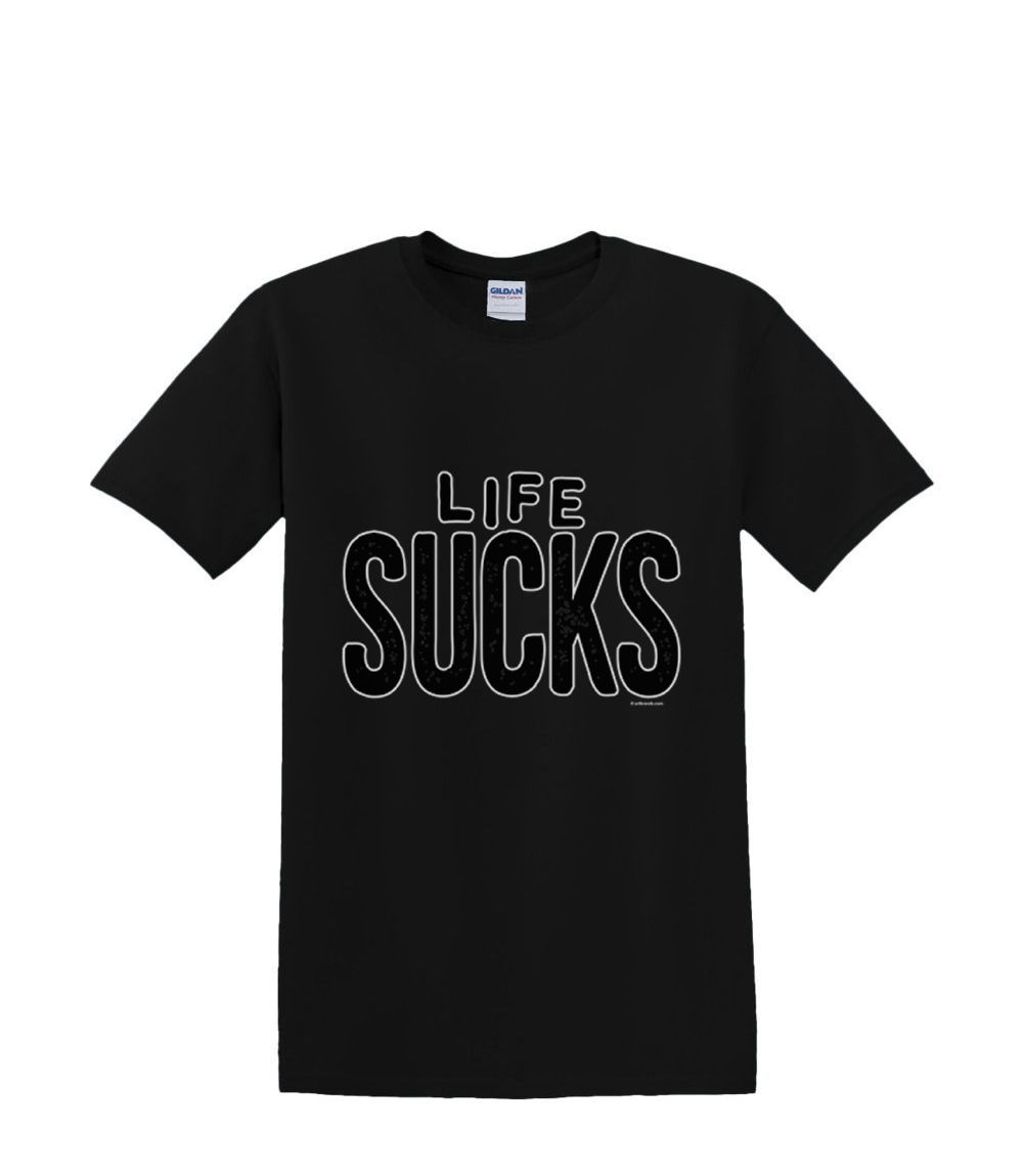 T-Shirt S to 2XL 3XL - LIFE SUCKS humor comic fun adult - Picture 14 of 72