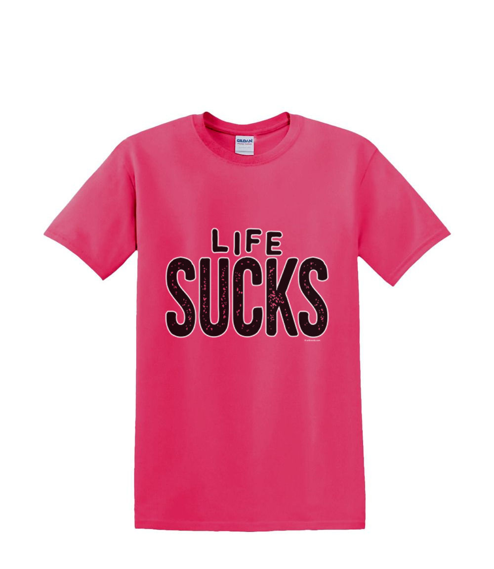 T-Shirt S to 2XL 3XL - LIFE SUCKS humor comic fun adult - Picture 64 of 72