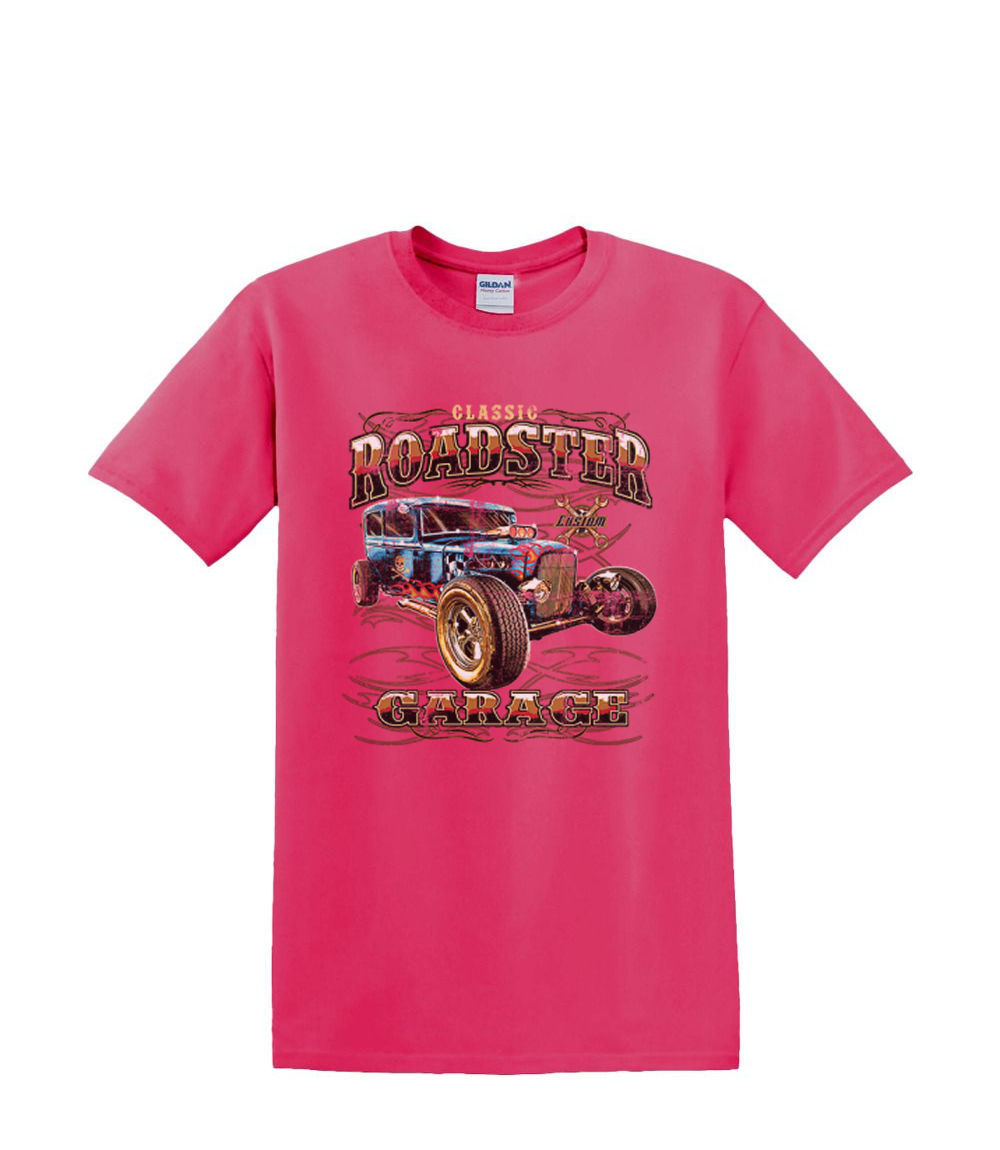T-Shirt S to 2XL 3XL - classic AMERICAN roadster hotrod GARAGE coupe car adult - Picture 62 of 72