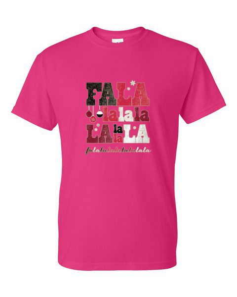 T-Shirt - FALA LALALA SANTA - SEASONAL SINGING CHRISTMAS FUN Adult - Picture 28 of 56