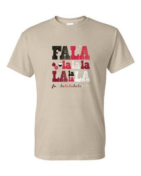 T-Shirt - FALA LALALA SANTA - SEASONAL SINGING CHRISTMAS FUN Adult - Picture 18 of 56