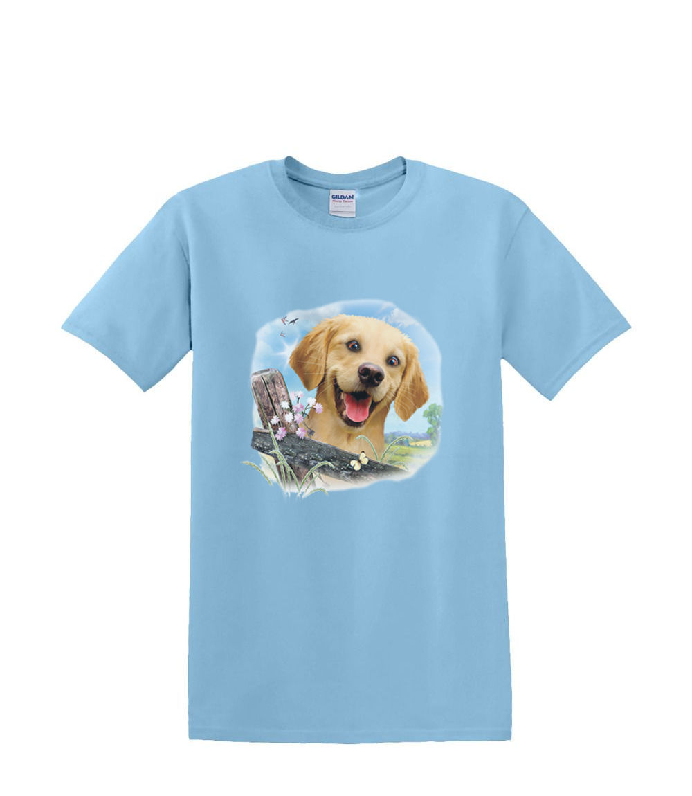 T-shirt small to 3xL - GOLDEN RETRIEVER puppy dog - adult - Picture 22 of 36