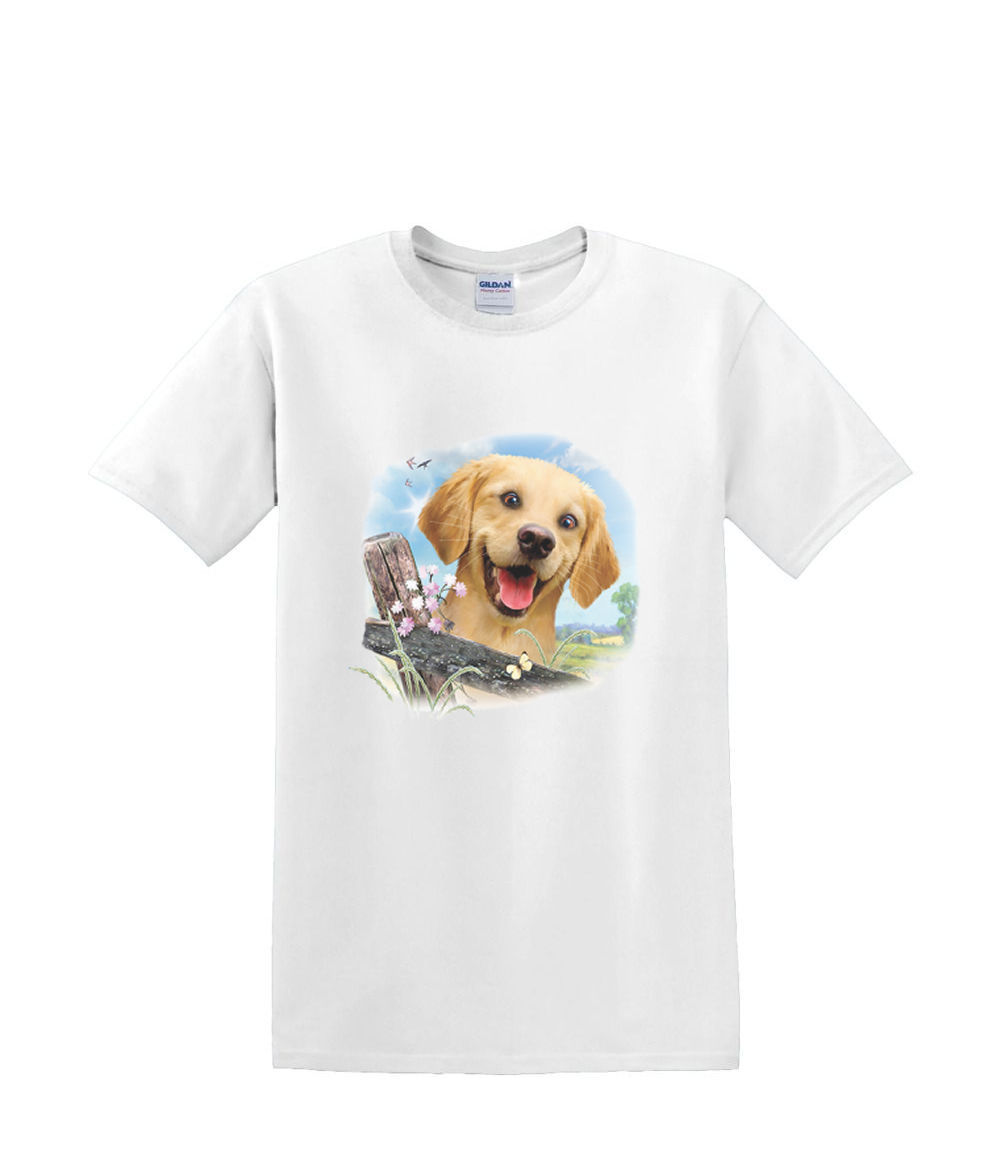 T-shirt small to 3xL - GOLDEN RETRIEVER puppy dog - adult - Picture 16 of 36