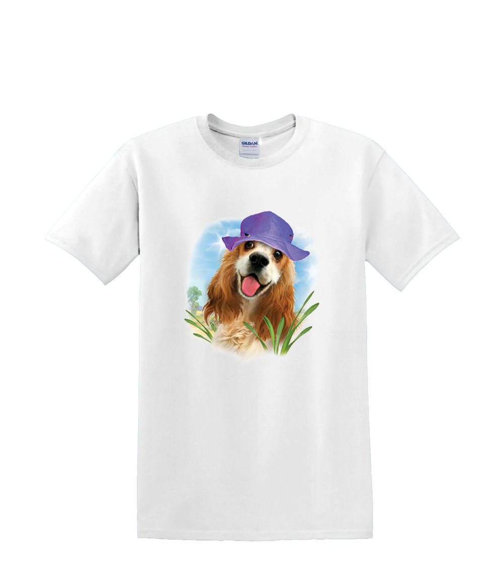 T-shirt small to 3xL – HAPPY SPRINGER spanial dog – adult
