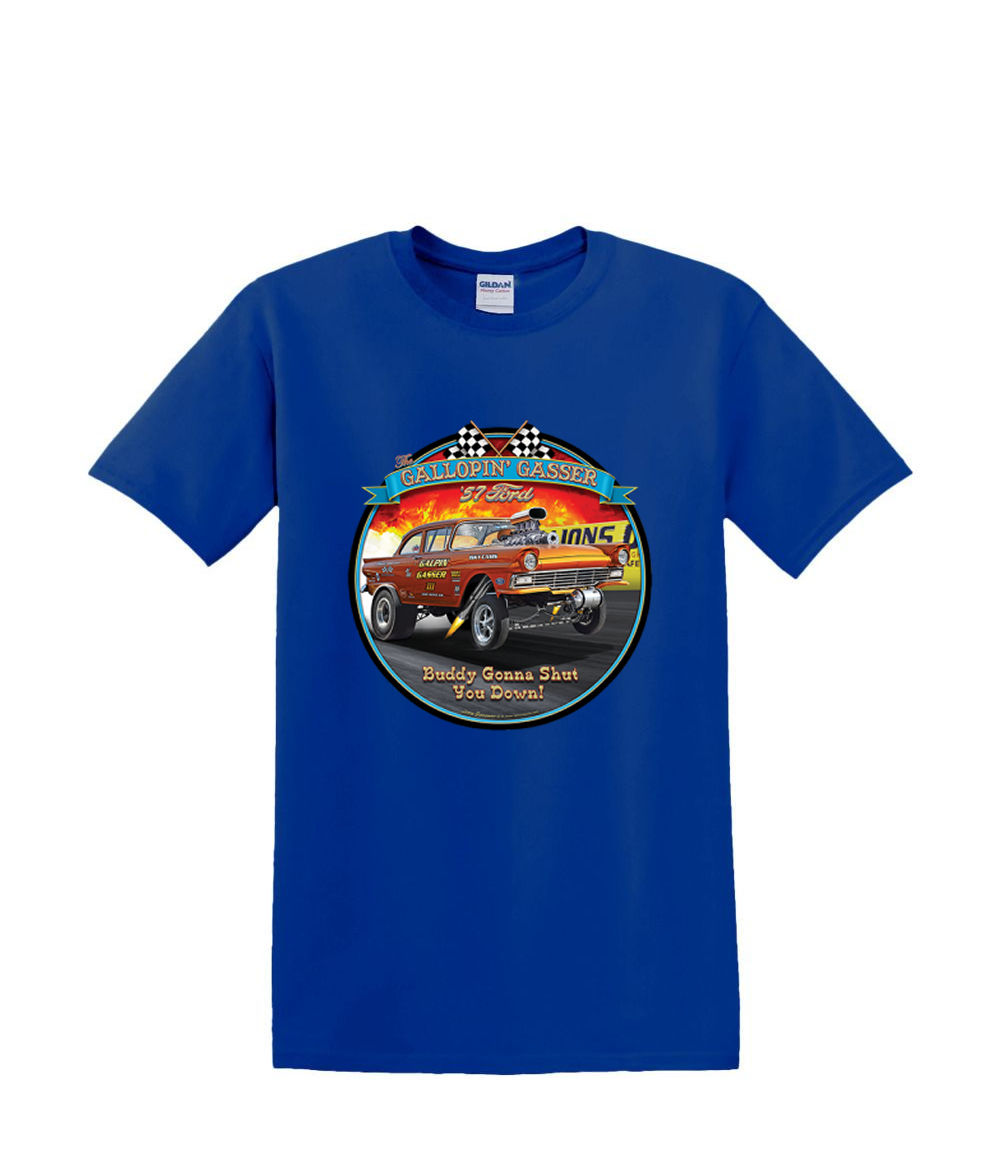 Camiseta S a 2xl 3xl - GENUINA GASSER hotrod drag para d diversión adulto - Imagen 36 de 72