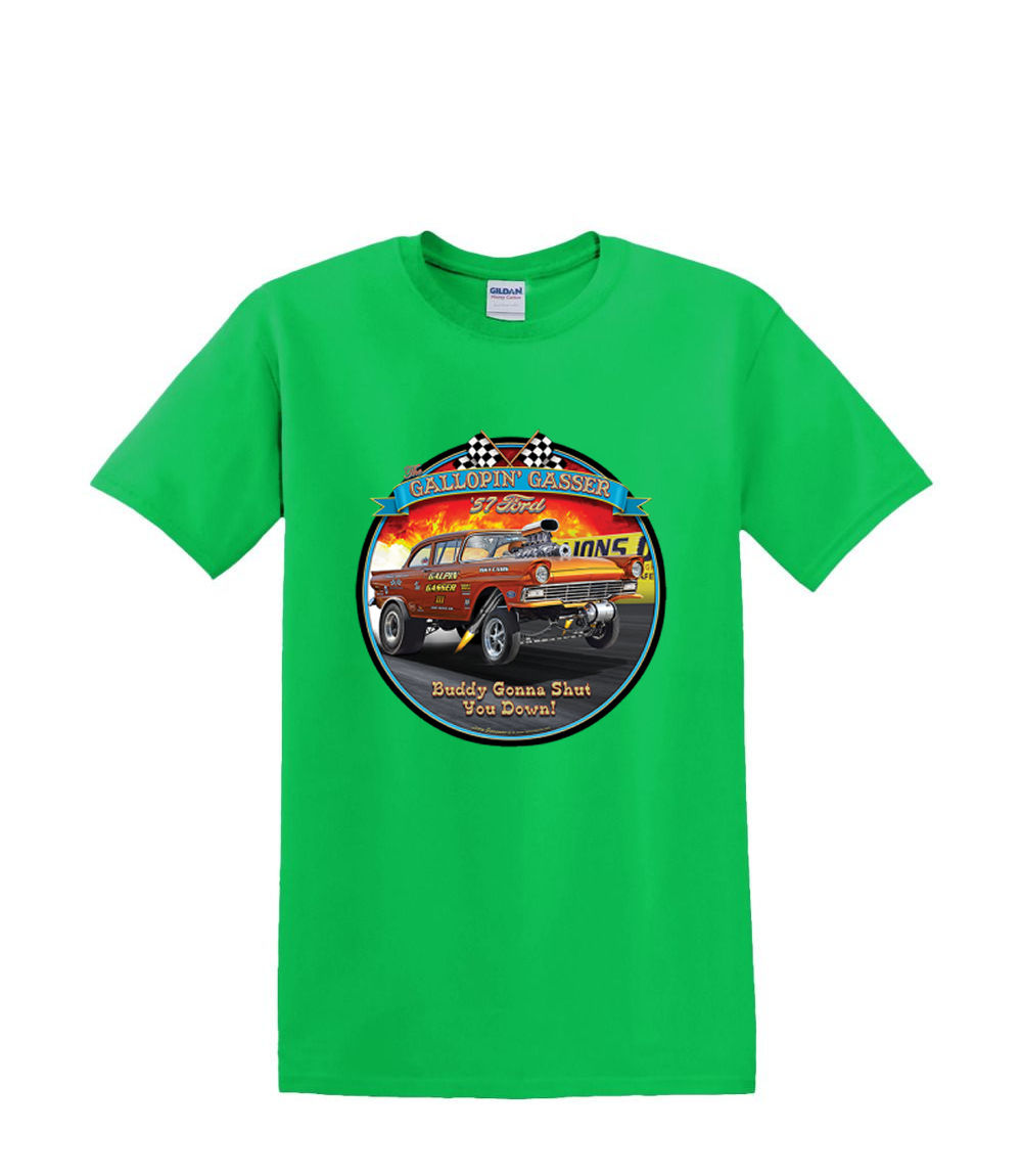 Camiseta S a 2xl 3xl - GENUINA GASSER hotrod drag para d diversión adulto - Imagen 20 de 72