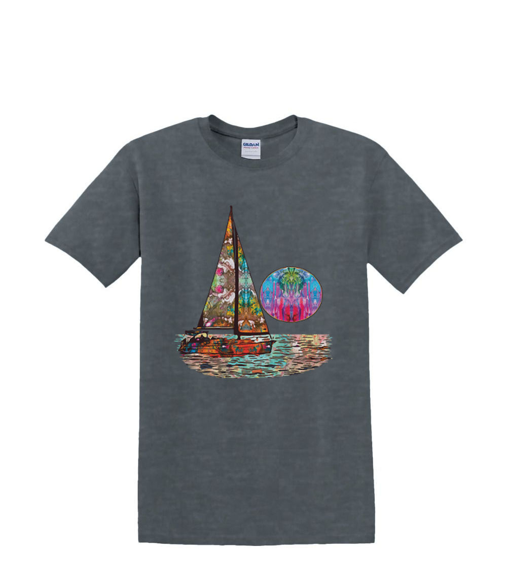 Camiseta S a 2XL 3XL - VELERO AMANECER yate agua neón diversión adulto - Imagen 59 de 72