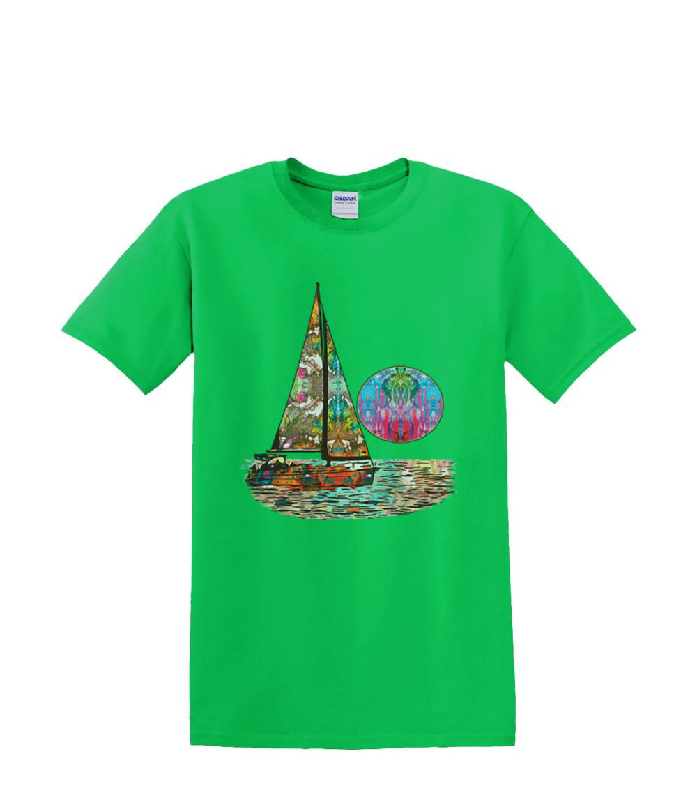 Camiseta S a 2XL 3XL - VELERO AMANECER yate agua neón diversión adulto - Imagen 23 de 72