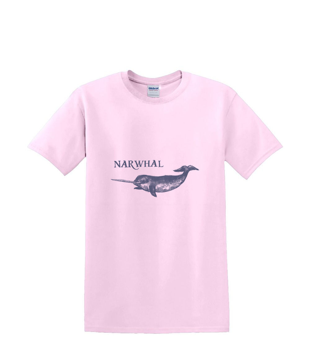 T-shirt small to 3xL - NORWHAL UNICORN sealife nautical fun- adult - Picture 36 of 36