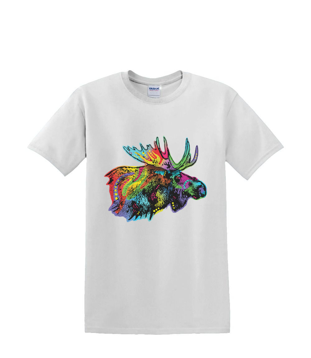 T-Shirt S bis 2XL 3XL - BUNTE ELCHE Neon Fun Erwachsene - Bild 45 von 72
